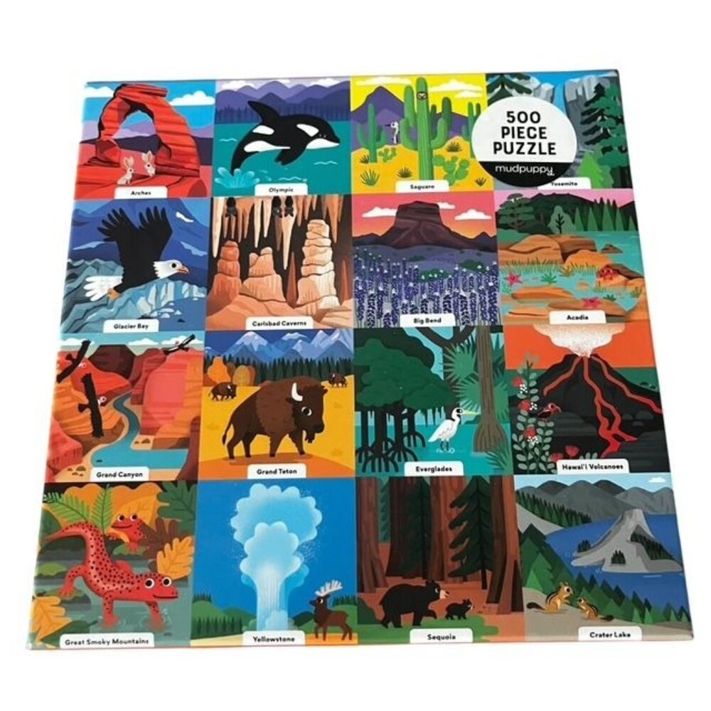 Mudpuppy Little Park Ranger 500 Piece Family Puzzle